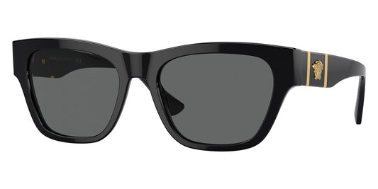 title:Versace Men's 55mm Black Sunglasses VE4457F-GB1-87-55;color:Black