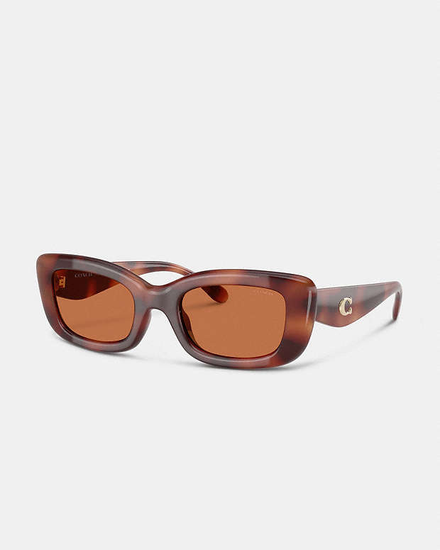 title:Coach Women's 51mm Caramel Tortoise Sunglasses HC8390U-577473-51;color:Caramel Tortoise