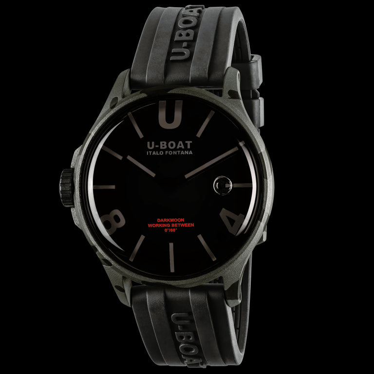 title:U-Boat Men's Darkmoon 44.8mm Quartz Watch UB-9553;color:Black