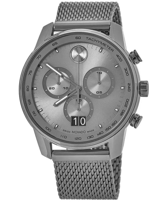 title:Movado Men's Bold 48mm Quartz Watch 3600910;color:Grey