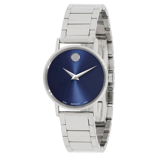 title:Movado Women's Classic Museum 28mm Quartz Watch 0607235;color:Silver