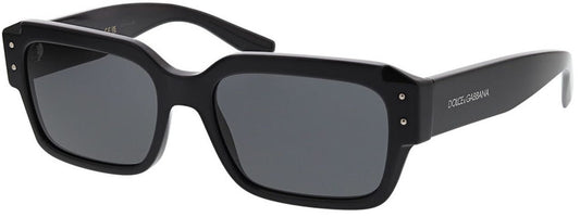 title:Dolce & Gabbana Men's 56mm Black Sunglasses DG4460-501-87-56;color:Black frame, Dark Grey lens