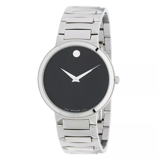 title:Movado Men's Temo 38mm Quartz Watch 0607292;color:Silver