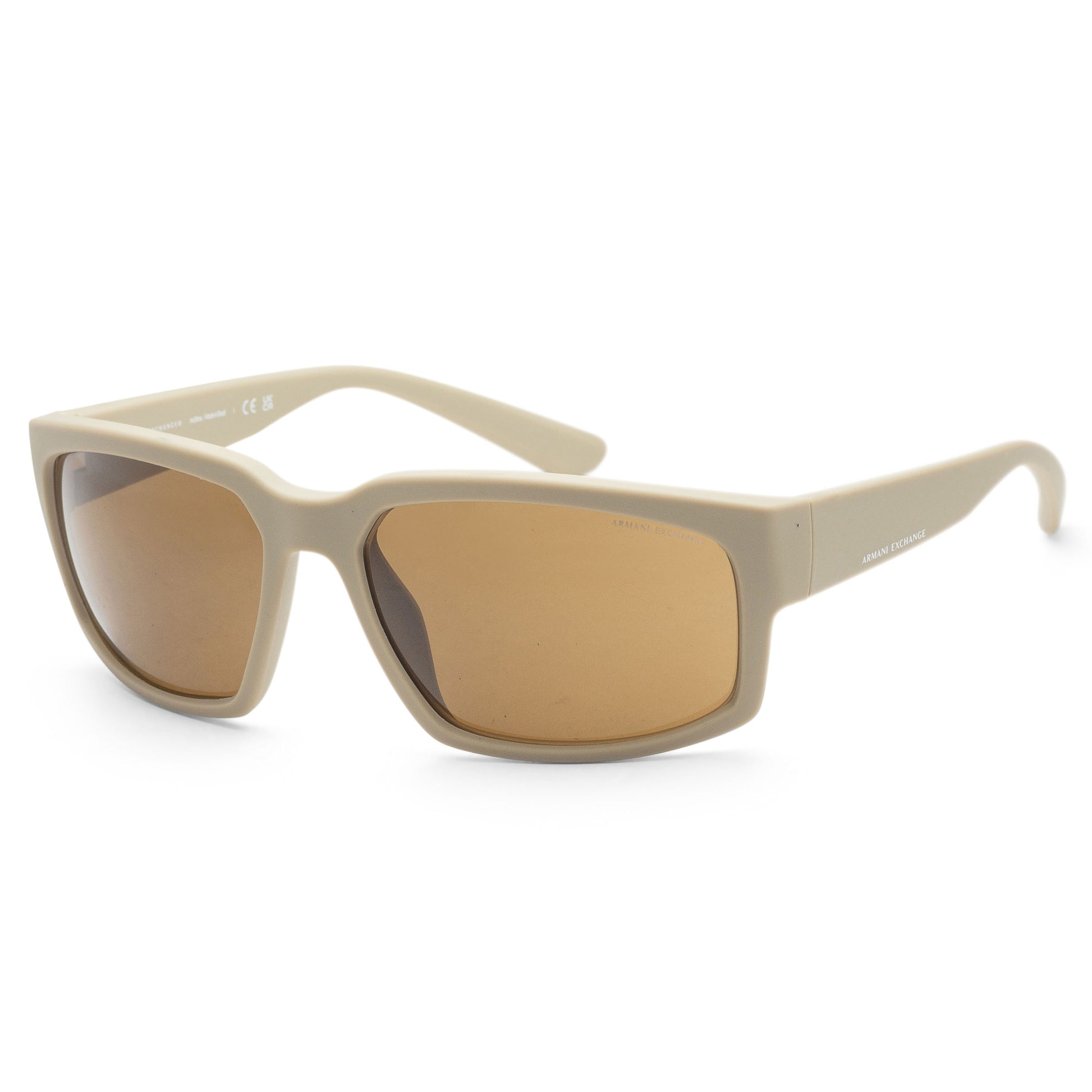 title:Armani Exchange Men's 61mm Matte Beige Sunglasses AX4142SU-834873-61;color:Matte Beige