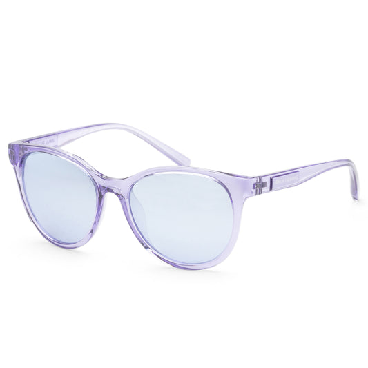 title:Armani Exchange Women's 54mm Shiny Violet Sunglasses AX4144SU-82361U-54;color:Shiny Transparent Violet