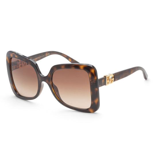 title:Dolce & Gabbana Women's 56mm Havana Sunglasses DG6193U-502-13-56;color:Havana