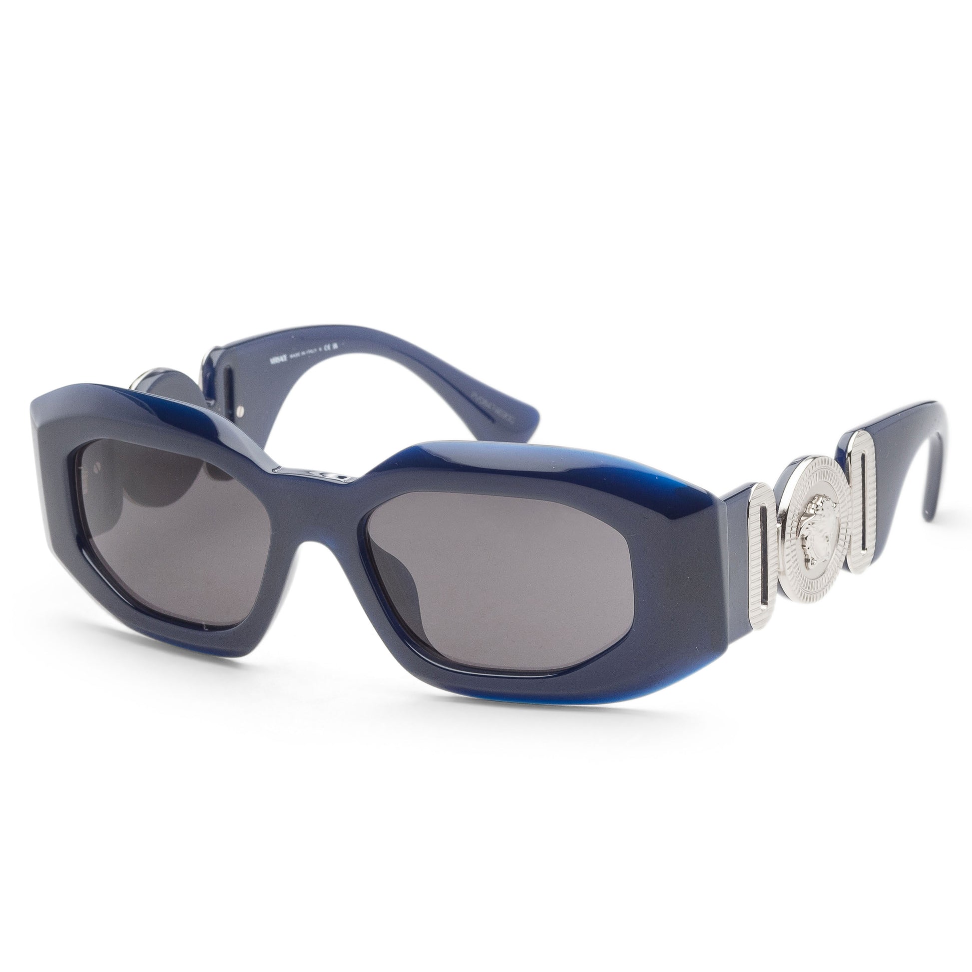 title:Versace Men's 54mm Transparent Blue Sunglasses VE4425U-512587-54;color:Transparent Blue