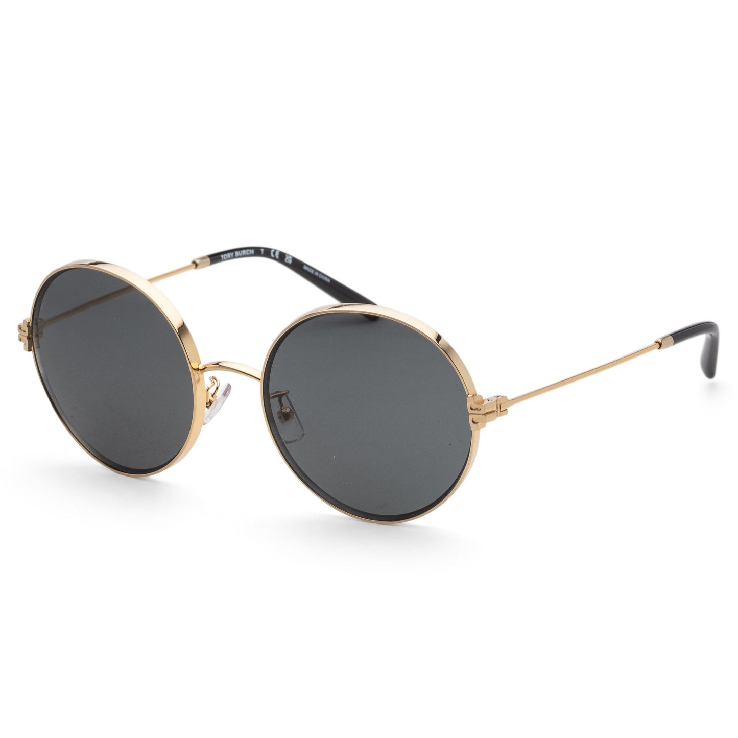 title:Tory Burch Women's 54mm Gold Sunglasses TY6096-332787-54;color:Gold frame, Dark Grey lens