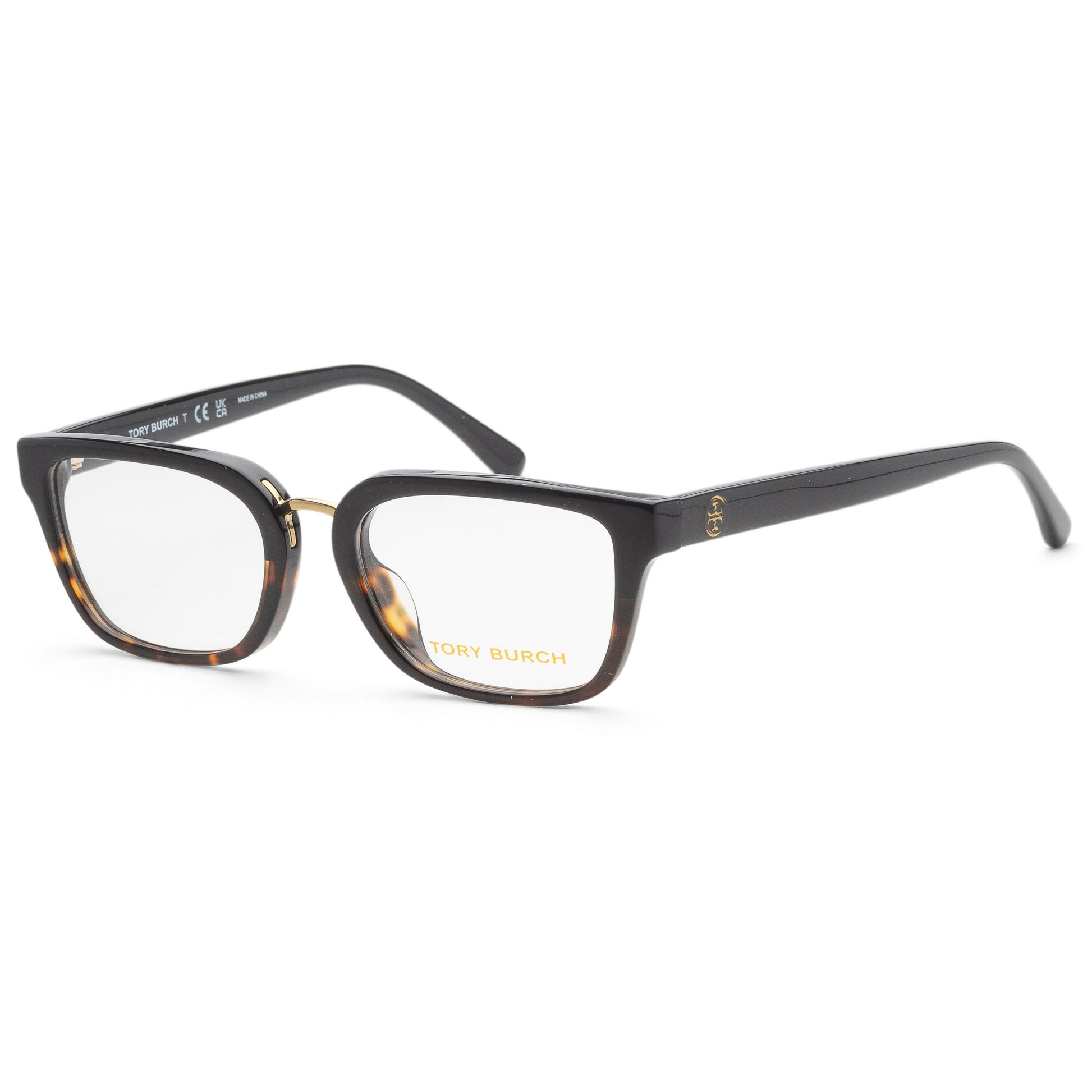 title:Tory Burch Women's 49mm Black Tortoise Opticals TY2111U-1824-49;color:Black Tortoise frame, Demo Lens lens