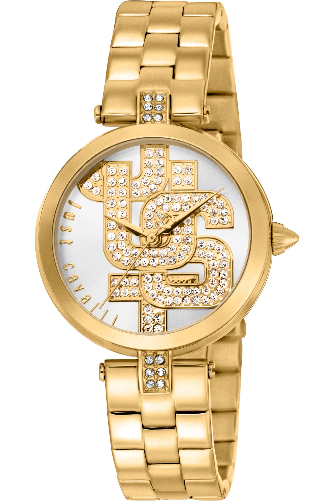 title:Just Cavalli Women's Glam Chic 32mm Quartz Watch JC1L241M0055;color:Gold