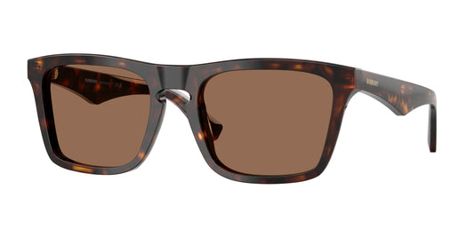 title:Burberry Men's 57mm Dark Havana Sunglasses BE4434-300273-57;color:Dark Havana frame, Dark Brown lens