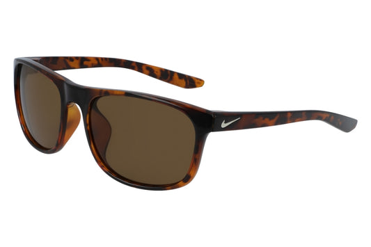 title:Nike Unisex Endure 59mm Tortoise and Light Bone Sunglasses CW4652-220-59;color:Tortoise and Light Bone frame, Dark Brown lens