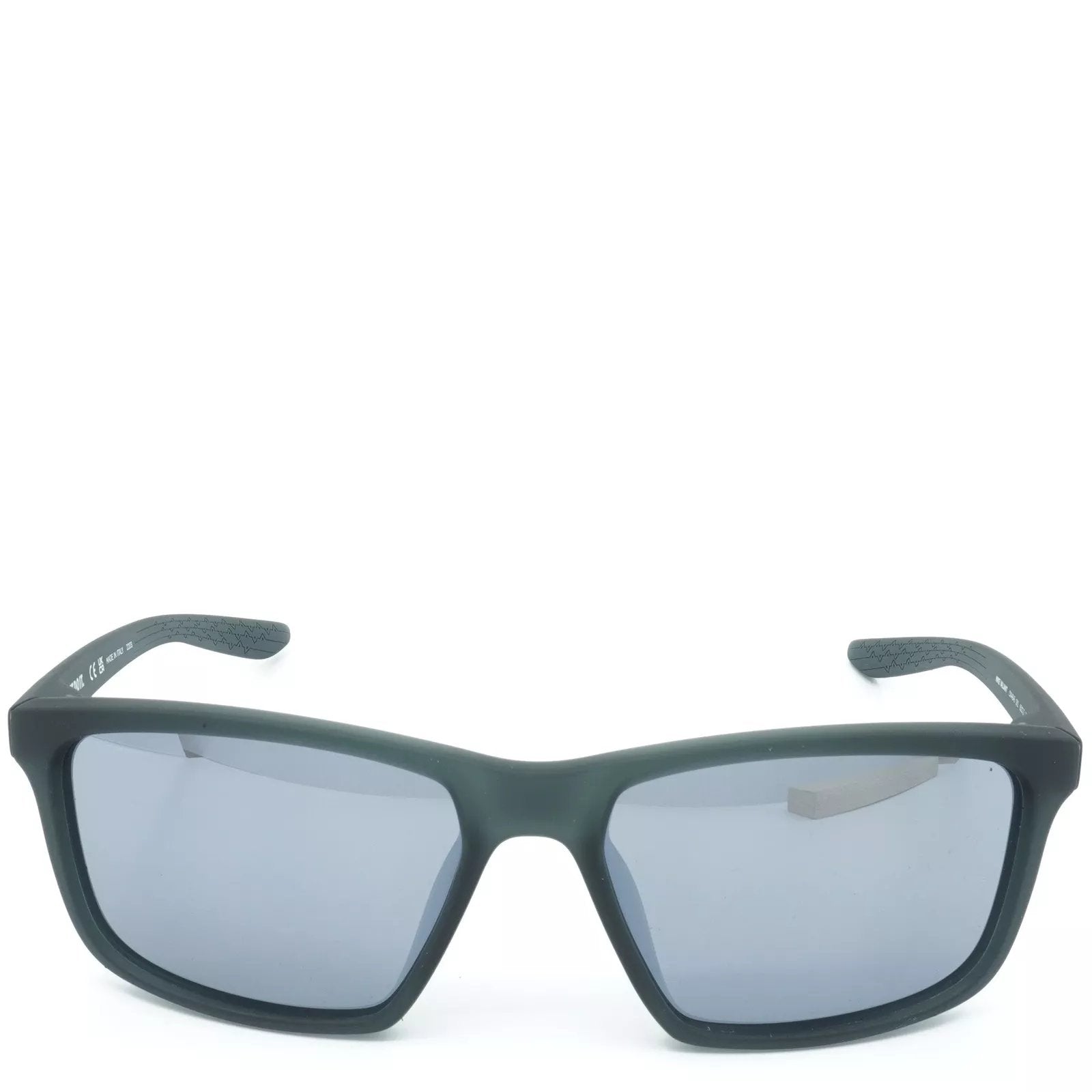 title:Nike Unisex Valiant 60mm Matte Anthracite Sunglasses CW4645-061-60;color:Matte Anthracite frame, Silver Flash lens