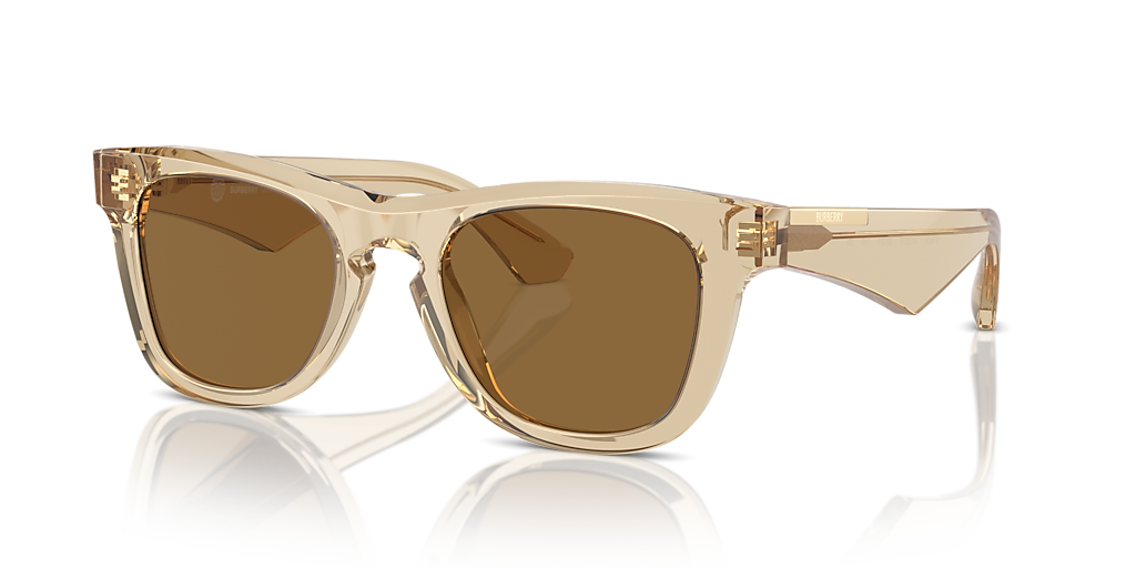 title:Burberry Men's 50mm Beige Sunglasses BE4426-412373-50;color:Beige frame, Bronze lens