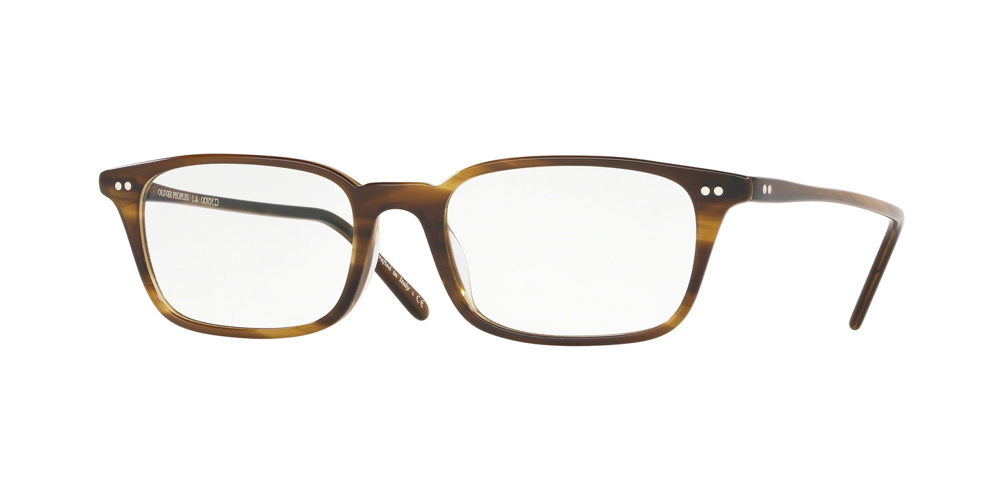 title:Oliver Peoples Unisex Roel Semi Matte Charcoal Tortoise Opticals OV5405U-1676-51;color:Semi Matte Charcoal Tortoise frame, Demo Lens lens