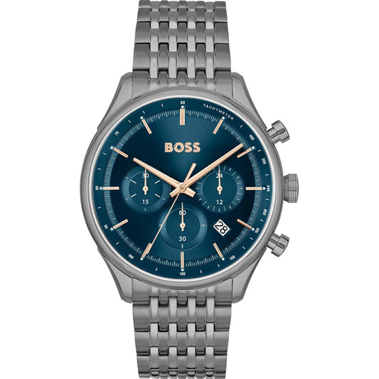 title:Hugo Boss Men's Gregor 45mm Quartz Watch 1514083;color:Black