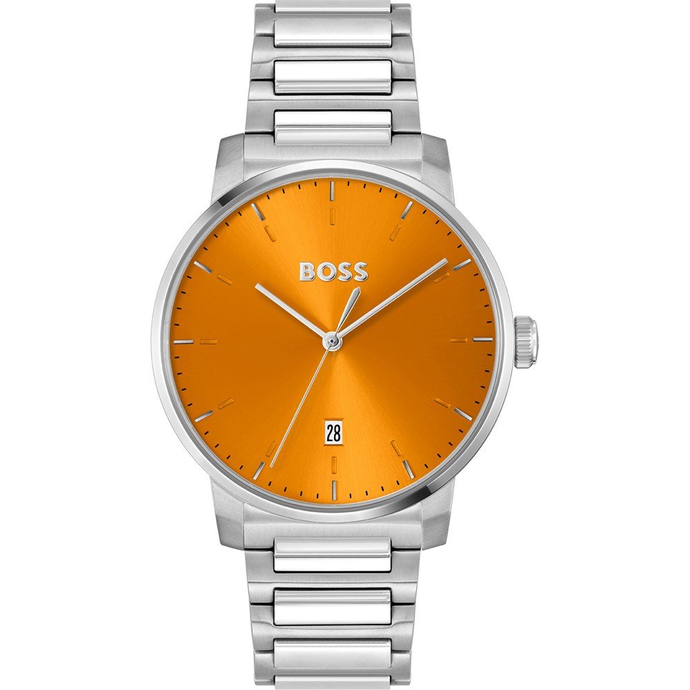 title:Hugo Boss Men's Dean 41mm Quartz Chronograph Watch 1514133;color:Silver