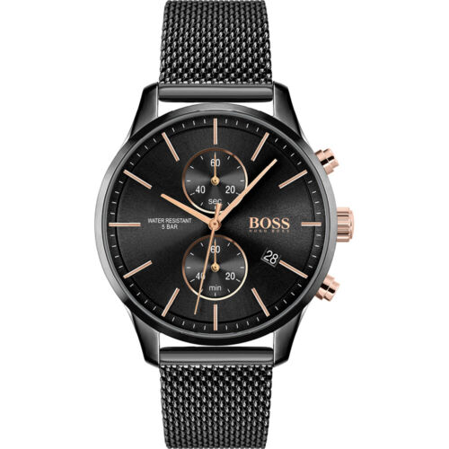 title:Hugo Boss Men's Associate 42mm Quartz Chronograph Watch 1513811;color:Black