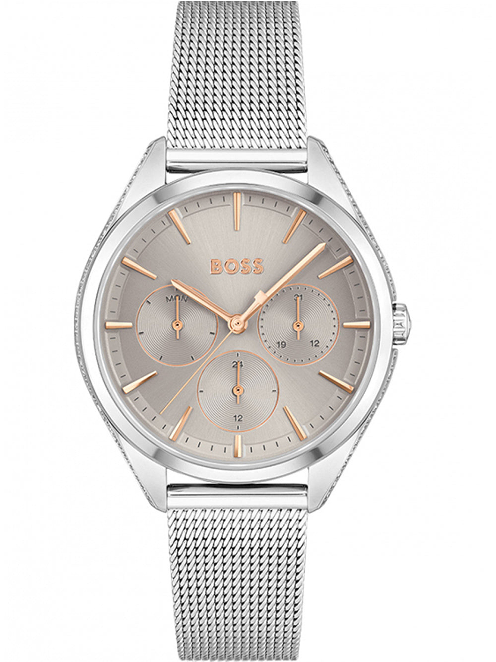 title:Hugo Boss Women's Saya 37.2mm Quartz Watch 1502638;color:Silver