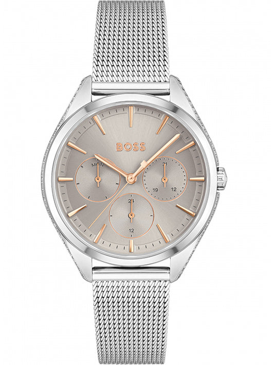 title:Hugo Boss Women's Saya 37.2mm Quartz Watch 1502638;color:Silver