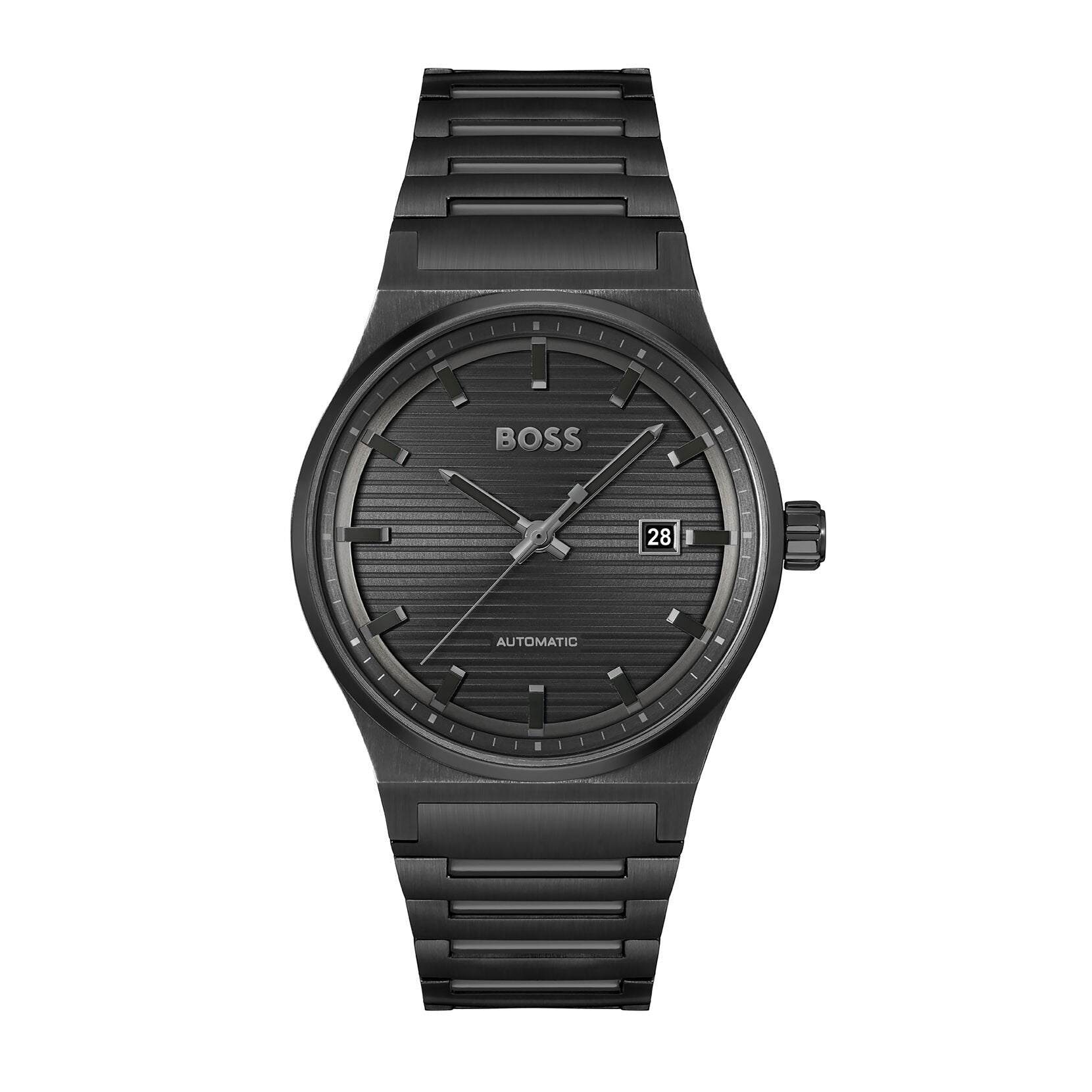 title:Hugo Boss Women's Candor 41mm Automatic Watch 1514120;color:Black