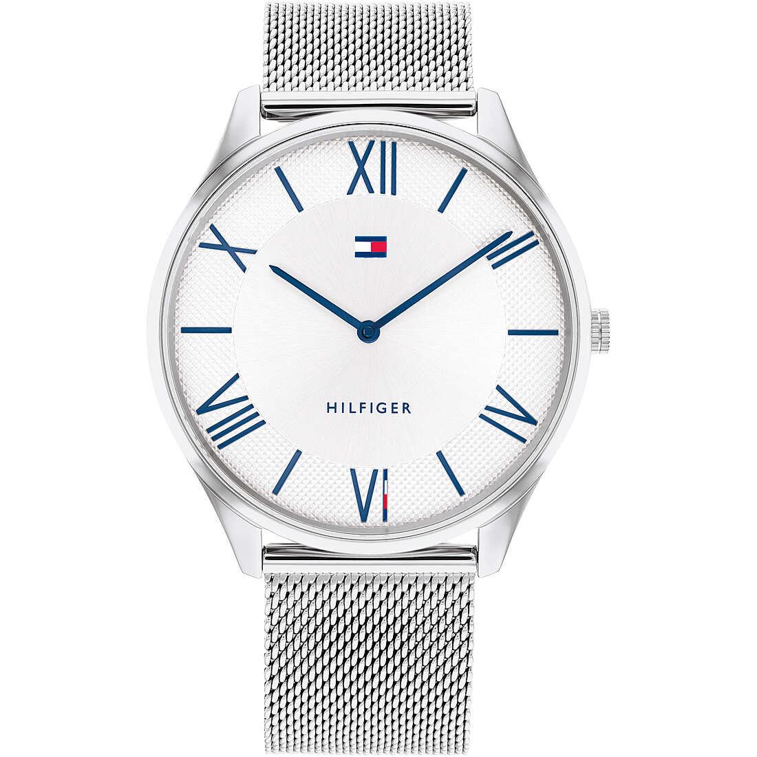 title:Tommy Hilfiger Men's Becker 43mm Quartz Watch 1710512;color:Silver