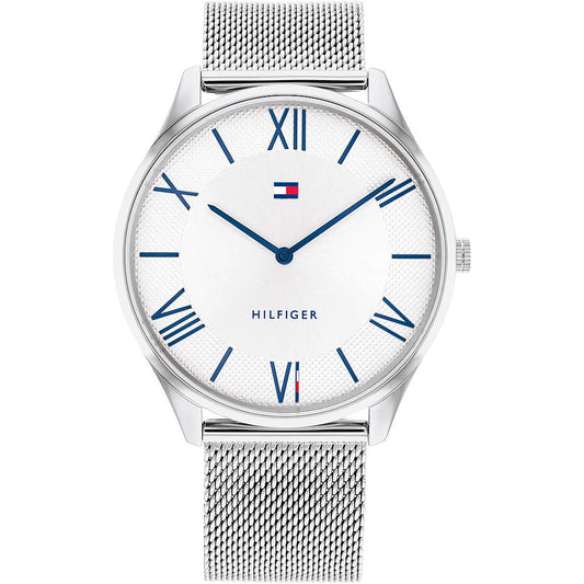 title:Tommy Hilfiger Men's Becker 43mm Quartz Watch 1710512;color:Silver