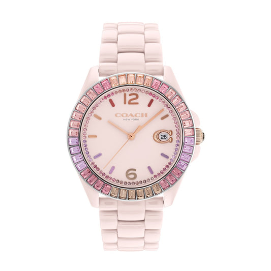 title:Coach Women's Greyson 36mm Quartz Watch 14504020;color:Pink