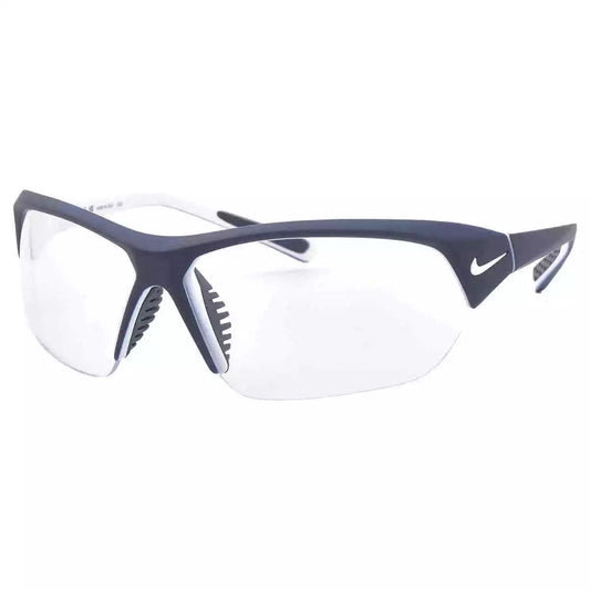 title:Nike Men's Trivex 69mm Obsidian and White Sunglasses SKYLONACE-414-69;color:Obsidian and White frame, Trivex lens