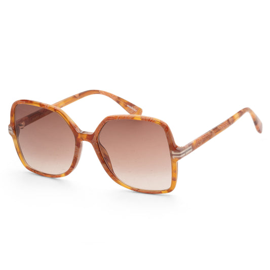 title:Marc Jacobs Women's 57mm Brown Marble Sunglasses MJ1105S-003Y-HA;color:Brown Marble frame, Brown Gradient lens