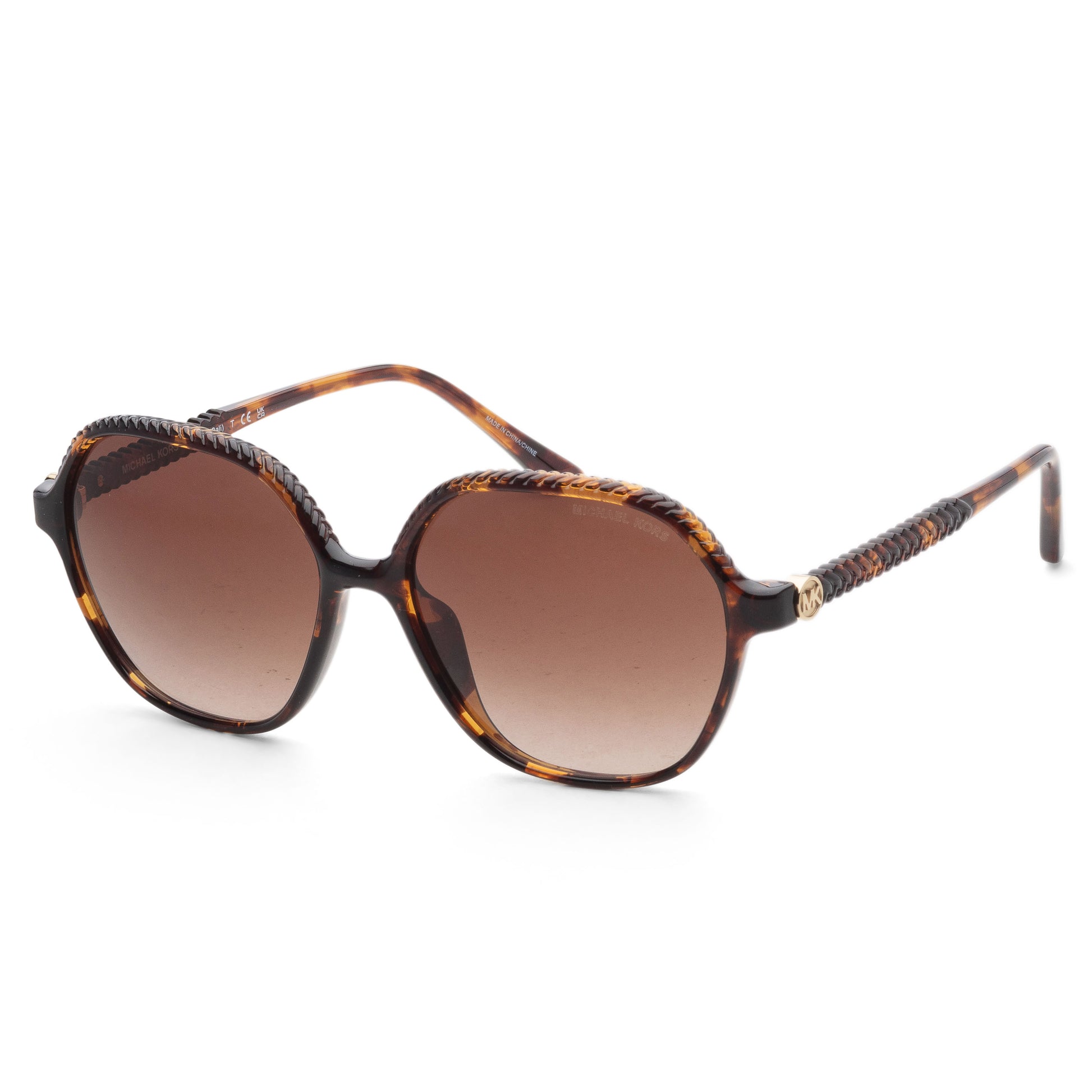 title:Michael Kors Women 58mm Dark Tortoise Sunglasses MK2186U-300613-58;color:Dark Tortoise frame, Brown Gradient lens