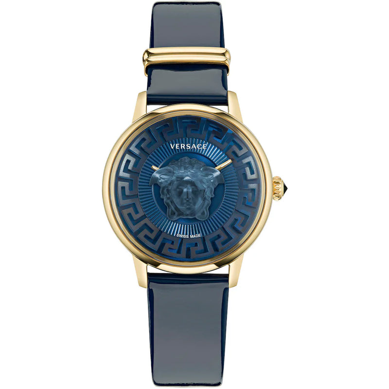 title:Versace Women's Medusa Alchemy 38mm Quartz Watch VE6F00223;color:Blue