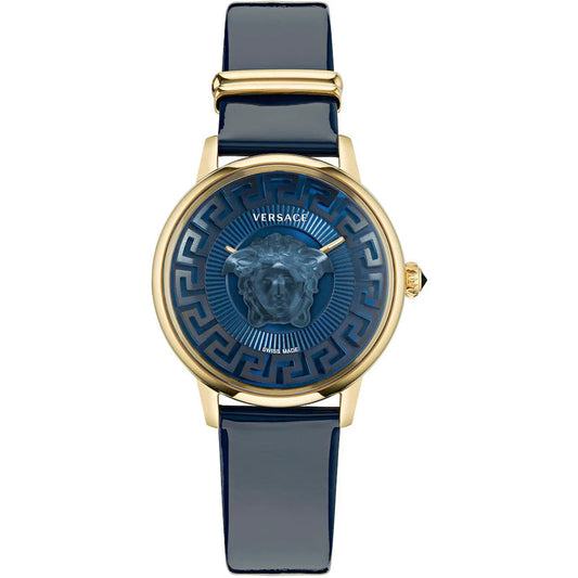 title:Versace Women's Medusa Alchemy 38mm Quartz Watch VE6F00223;color:Blue