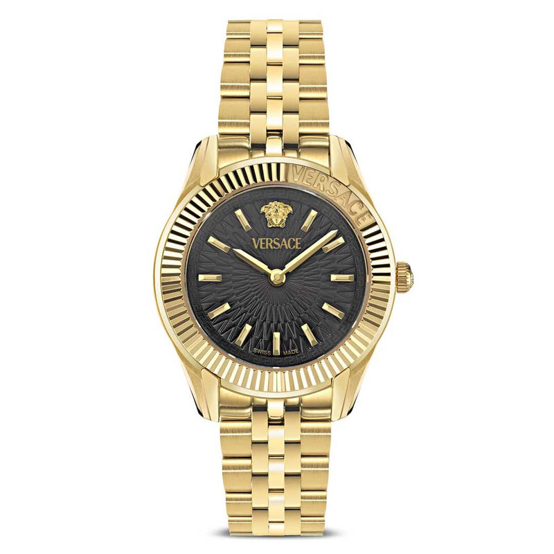 title:Versace Women's Greca Time 30mm Quartz Watch VE9CA0424;color:Gold