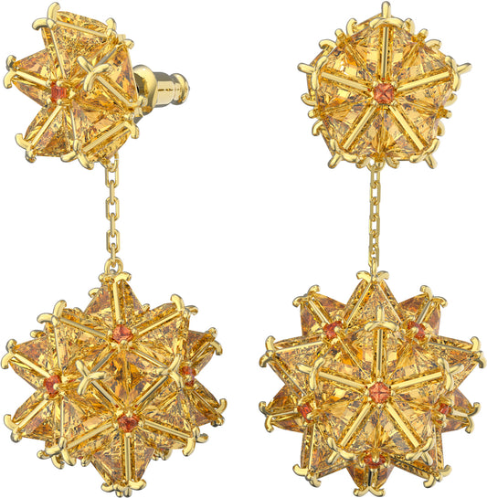 title:Swarovski Curiosa Yellow Swarovski Crystal Women's Earrings 5600499;color:Yellow