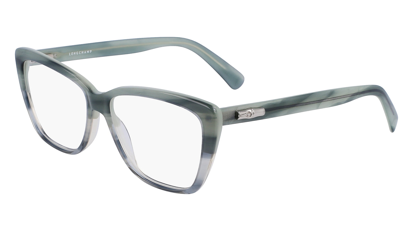 title:Longchamp Women's 53mm Green Grey Opticals LO2705-302;color:Green Grey