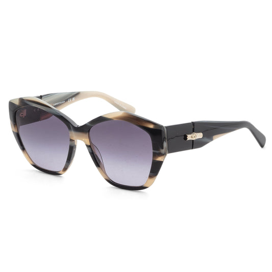 title:Longchamp Women's 57mm Black Horn Opticals LO712S-013;color:Black Horn