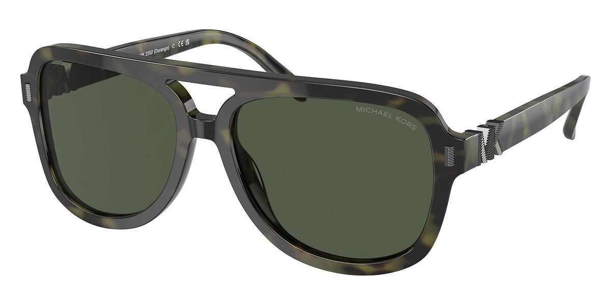 title:Michael Kors Men's 57mm Olive Tortoise Sunglasses MK2202-39432-57;color:Olive Tortoise