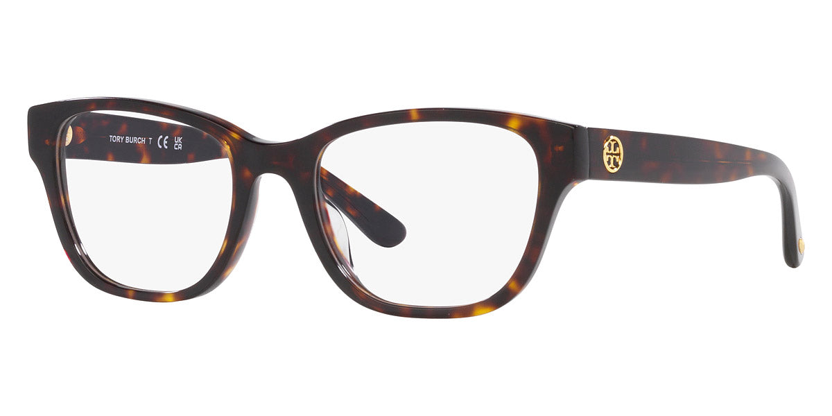 title:Tory Burch Women's 50mm Dark Tortoise Opticals TY2135U-1728-50;color:Dark Tortoise