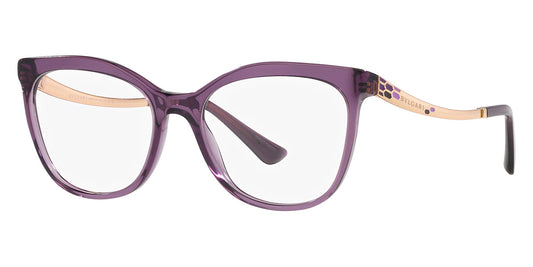 title:Bulgari Women's Fashion 54mm Purple Opticals BV4218-5514-54;color:Transparent Purple