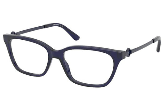 title:Tory Burch Women's Fashion 50mm Blue Opticals TY2107-1802-50;color:Transparent Navy