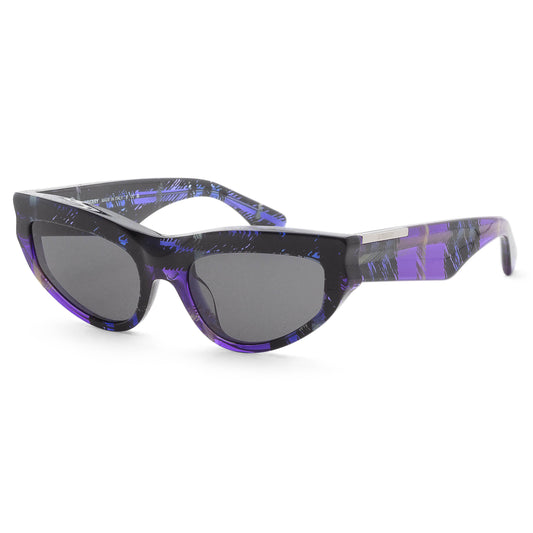 title:Burberry Women's 55mm Check Violet Sunglasses BE4425U-411387-55;color:Check Violet