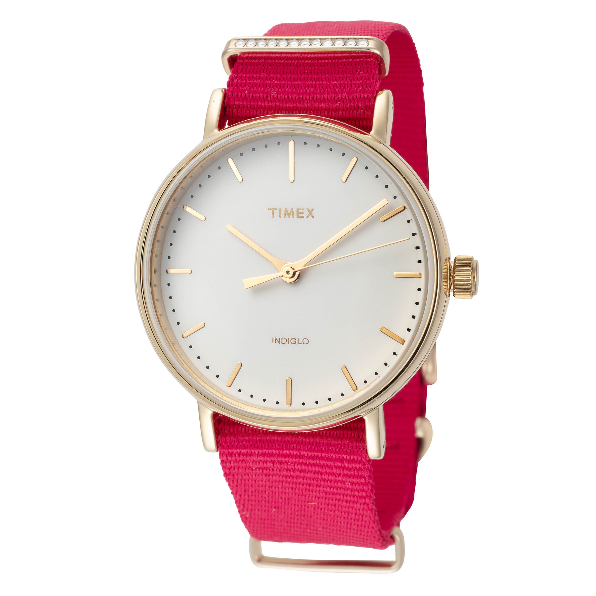 title:Timex Women's Fairfield 37mm Quartz Watch TW2R48600;color:Pink