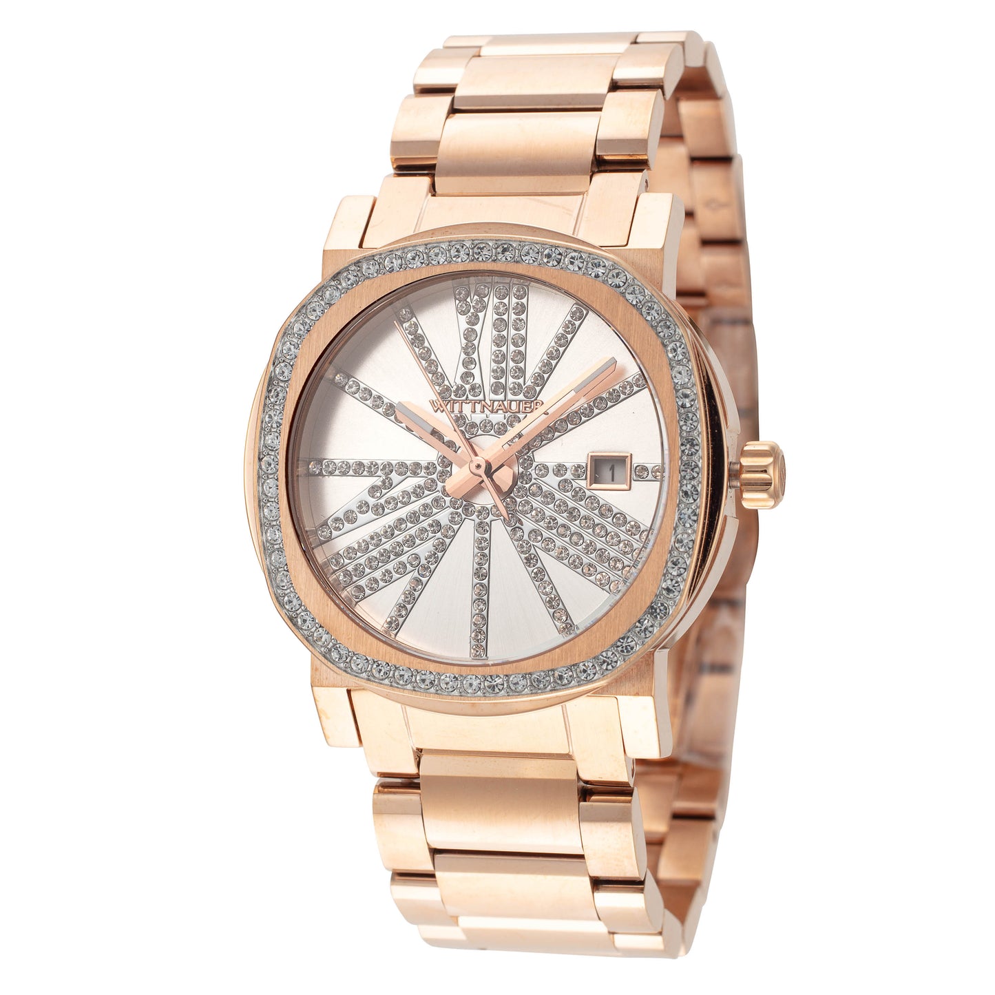 title:Wittnauer Women's Ceramic 36mm Quartz Watch WN4008;color:Rose Gold