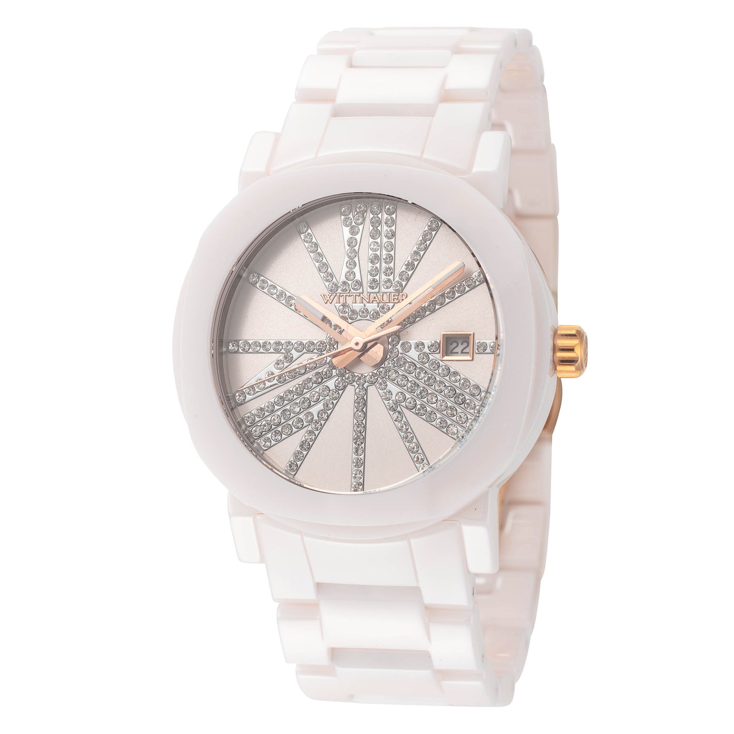 title:Wittnauer Women's Ceramic mm Quartz Watch WN4071;color:Pink