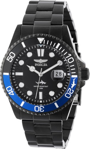 title:Invicta Men's Pro Diver 43mm Quartz Watch IN-44713;color:Black