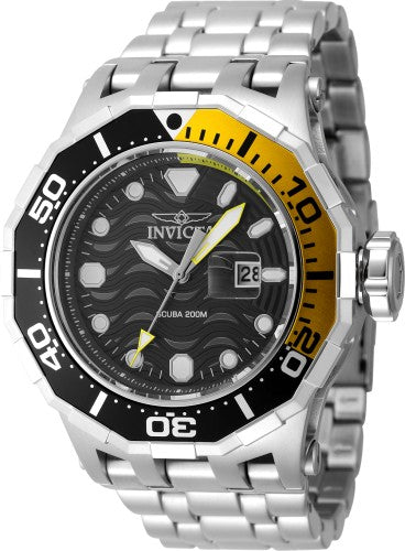 title:Invicta Men's Pro Diver 52mm Quartz Watch IN-47841;color:Silver