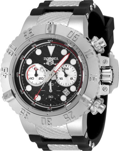 title:Invicta Men's Subaqua 50mm Quartz Watch IN-47916;color:Silver and Black