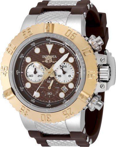 title:Invicta Men's Subaqua 50mm Quartz Watch IN-47918;color:Silver and Orange