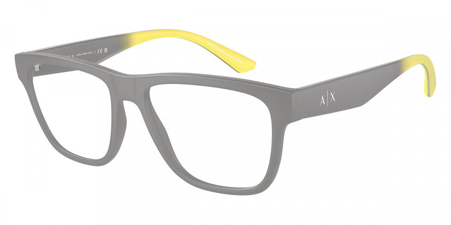 title:Armani Exchange Men's 55mm Opticals AX3105F-8180-55;color:Matte Grey